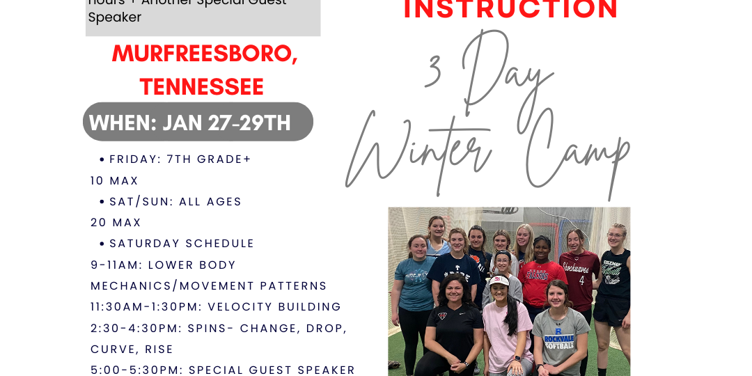 3 Day Winter Location TBD